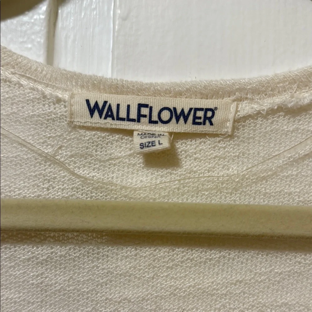 Wallflower Soft Cream Knit Cardigan - Picture 2 of 7